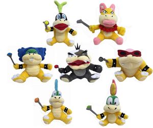 7 estilos Super Koopalings Larry Iggy Ludwig Wendy Roy Morton Lemmy Koopa juguetes de peluche niños Gift6036915