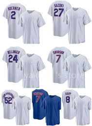 7 SWANSON 27 SUZUKI baseball JERSEYS yakuda local Cool Base Jersey 23 SANDBERG 2 HOERNER 5 MOREL 34 MOREL 8 HAPP 16 WISDOM 31 MADDUX dhgate Discount Design