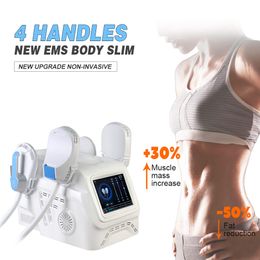 7 Tesla Stimulation musculaire électrique Ems Body Sculpting Emslim Neo avec machine RF Ems Entraînement musculaire à haute intensité Enlèvement de graisse Massage corporel Équipement de fitness