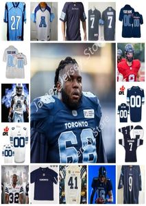 7 maillots Trevor Harris 15 maillot Ricky Ray maillot personnalisé CFL Toronto Argonauts 4 McLeod BethelThompson 13 Cole McDonald 6 Chad K3579120