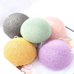 70 * 40 Natural Giantarum Konjac Facail Nettoyage Sponge Konnyaku Exfoliator Bathing Washing Makeup Remover Puff Beauty Tool 240422