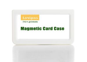 70 * 40mm Magnetische Kaart Mouw Label Papier Teken Houder Case Display Frame Remover Koelkast Magneet Frame Metalen Plank Prijs Taller Pop