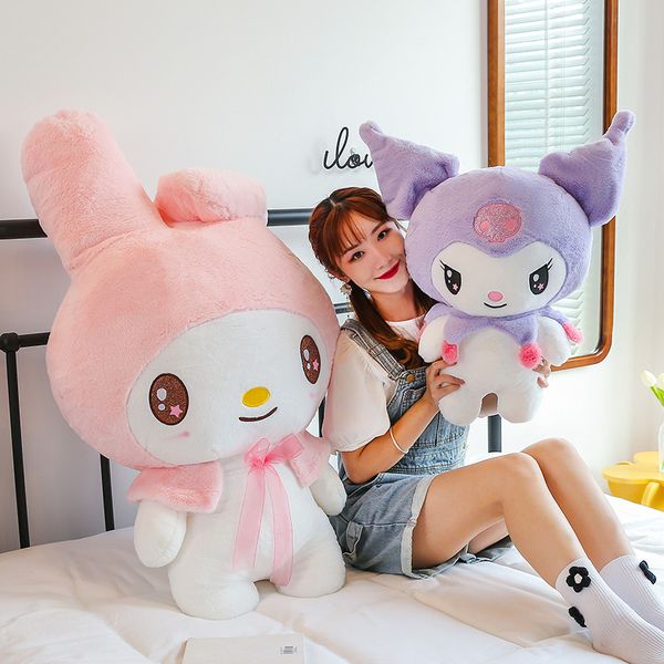 70/80/110 cm joli lapin petit diable doux jouets en peluche grande taille poupée en peluche Kawaii Animal dessin animé oreiller de couchage pour enfants fille cadeau 2143