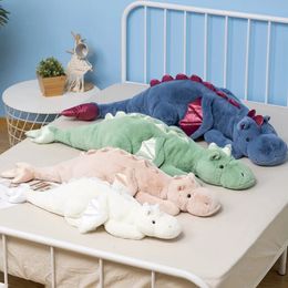 70/90 / 110CM Flying Dragon Peluche Jouets Doux Mignon Dinosaure Poupées En Peluche Enfants Sommeil Apaiser Oreiller Jouets Canapé Coussin Cadeaux D'anniversaire 240111