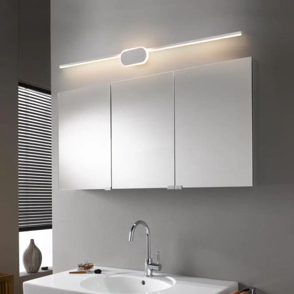 70/90/110 cm Miroir LED moderne salle de bain Light Light Decor Mur Murs For Mirror Drack Table Murce Murce Blanc Blanc