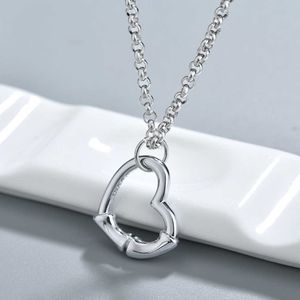 70% korting op 2023 Nieuwe luxe hoogwaardige mode -sieraden voor dezelfde dubbele liefde ketting rechte sieraden