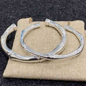 70% de réduction bijoux de créateur collier bague Sterling noeud de bambou hommes femmes bracelet ouvert couple personnalisé Braceletnouveaux bijoux