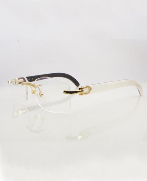 70 de réduction sur la boutique en ligne Montures de lunettes claires pour hommes femmes accessoires sans monture corne de buffle naturelle or Transparent Eyegl7482418