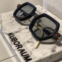 70% de réduction sur la boutique en ligne Lunettes de soleil Kuboraum Allemand style linéaire fort pionnier combinaison neutre myopie frame292k