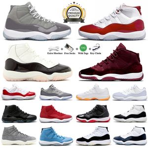 11 11s Diseñador para hombre Zapatos de baloncesto para mujer Fresco Gris Cereza Noche Granate Terciopelo Marrón Metálico Oro Gimnasio Rojo Universidad Azul Hombres Mujeres Entrenadores Deportes Zapatillas de deporte