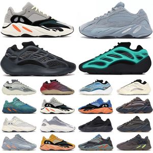 700 hommes Femmes Chaussures de course 700S Hi-Res Inertia Blue Wave Runner Red Enflame Amber Faded Azure Dark Giow Azael Alvah Mens Trainers Sports Sneakers