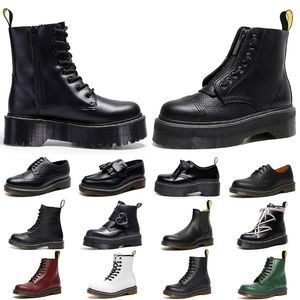 Dr Martins Designer Boots Doc Martens Men Womens Winter Snow Booties Classic Color Leather Oxford Bottom Ankle shoes