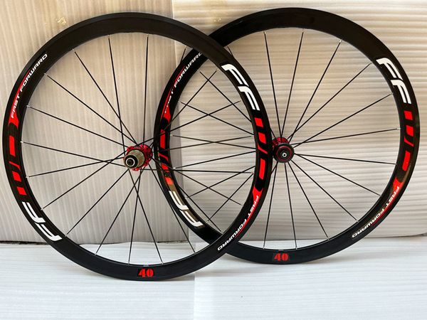 700c 30/40 / 50 mm Wheelset Road Wheel Roue Roue de roue Roue à versement rapide Rimer Brake Aluminium Alloy