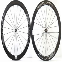 Roues de vélo de route en carbone 700C de 50mm de profondeur, pneu tubulaire de 23mm de largeur, roues aérodynamiques super légères 313O