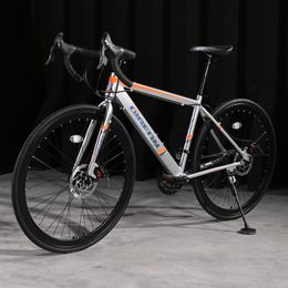 Bicycle de route 700c pour hommes en aluminium ALLIAGE VARIABLE BICYLE Student Racing Road Bikes Bike Gravel with Brken Wind Frame