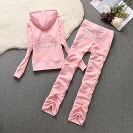 700G femmes deux pièces pantalon velours juteux survêtement femmes Coutoure ensemble survêtement Couture Juciy Coture survêtements 41