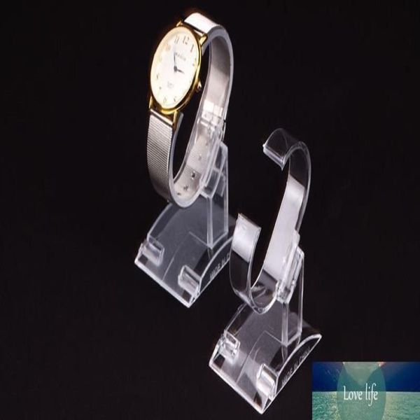 700 unids / lote Soporte de exhibición de joyería de plástico transparente Pulsera Anillo Soporte de reloj Soporte Soporte Soporte Soporte Soporte Escaparate pequeño para W256y