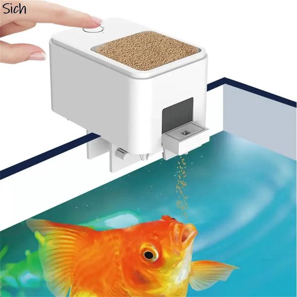 70100ml450ml Alimentador de pescado automático para acuarios WiFi Smart Timing Dispenser Accesorios 240321