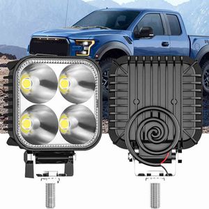7070 carré projecteur lumineux travail lumière voiture tout-terrain SUV camion conduite antibrouillard barre de LED phare de travail phares éclairage Spot