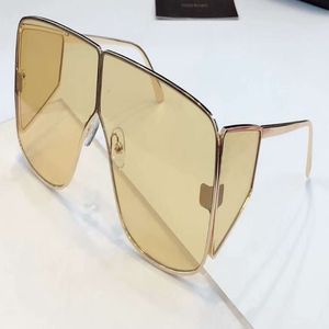 708 Lunettes de soleil Spector Shiny Gold Shades Sonnenbrille occhiali da sole Lunettes de soleil pour hommes avec boîte209S