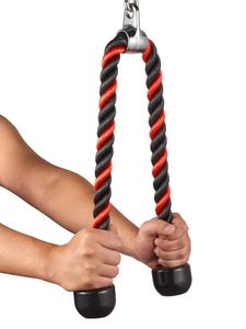 7090120cm Zware tricep touw Pull Down Fitness Cable Bevestiging biceps triceps terug spieroefenaar gecoat nylon 240402