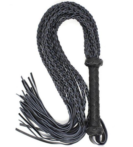 70 cm BDSM Bondage sexe fouet Flogger cul fessée jeu lourd outil de formation jouets jeux pour adultes pour les couples en cuir véritable GN2924010621152095