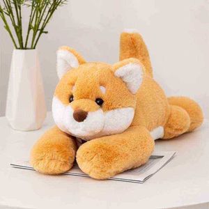 70 cm Simulatie Leuke Shiba Inu Dog Polar Bear Cuddle Animal Soft Plush Cat Husky Cushion Doll Toy voor Ldren Girls Gift J220729