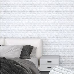 70cmx100cm 3D Stickers muraux en briques DIY DÉCOR DE DIY ADADHESIVE FAPE PAPILLE POURTURE POUR LES ENFANTS CHAMBRE DE CHAMBRE DE CHAPIT