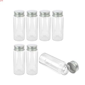 70 ml 37x90x25mm glazen fles met schroefdop opslag verzegelde kleine flesjes potten afzijdig lekvrij 24PCSGood aantal