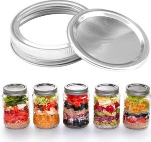 70mm / 86mm Normale Mond Canning Deksels Bands Split-Type Lekvrij voor Mason Jar Canning-Deks Covers With Seal Rings