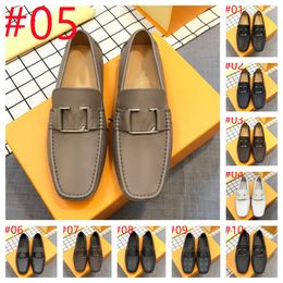 70Model Designer Men Pointed Toe Lether Shoes Luxury Man Business Formal Shoe Manne Glanzende Casual Loafers schoenen plus maat 46 Zapatos Hombre Casuales Maat 38-46