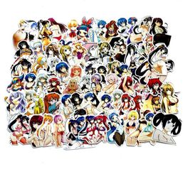 70pcsSet Sexy Cartoon Bunny Meisje Stickers Voor Snowboard Laptop Bagage Auto Koelkast DIY Styling Vinyl Home Decor Stickers6877626