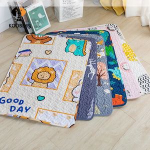 70x150cm Pet Ice Mat Tapijt All Season Universal Cute Patroon Cat Slapen Spring en Summer Nonslip Bed 240416