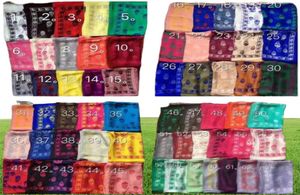 71 kleuren schedel sjaal voor vrouwen en mannen goede kwaliteit 100 pur zijden satijn mode dames sjaals pashmina shawls2046503