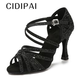 713 cidipai salsa latin femme performance salon de bal brillant danse intérieure fêtard doré femmes chaussures de mariage 240125 439