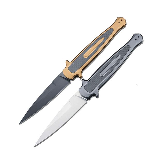 7150 Lancement 8 D2 en acier Blade Outdoor Camping Tactical Edc Pocket Knife Wilderness Survival Hunting Hunting Knife