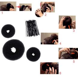 71Pcs/Set Hair Styling Clips Bun Makers Twist Braid Ponytail Tools Accessories Bun Making Tool For Sponge Roller Hairdisk Hair