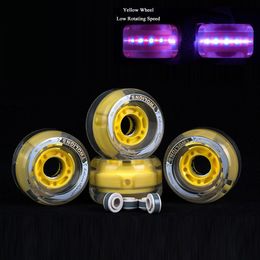 72*44 mm freeline skates met LED 82A hoogwaardige drift skate rodas pu longboard ruedas hoog geregeld wiel 4 pc's/set k012