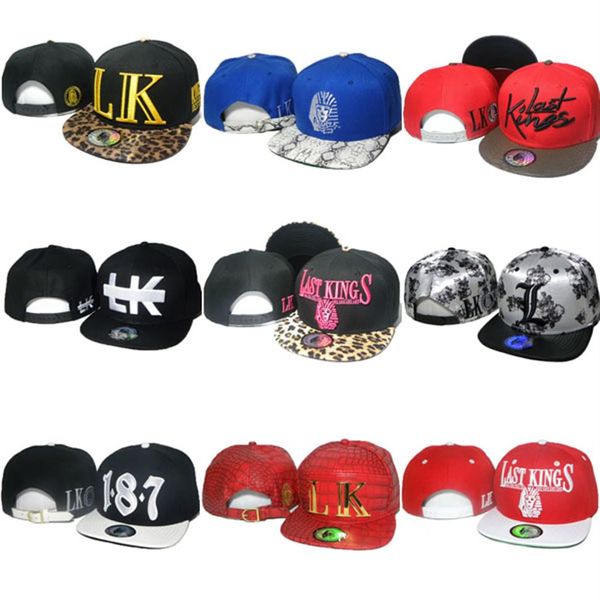 72 Styles Last Kings Strapback Chapeaux LK Casquettes Léopard Snapbacks Chapeau Réglable Designer Hip Hop Lastkings Snapback Casquette De Baseball Onli221z