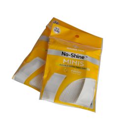 72 tabbladen No-Shine Minis dubbelzijdige tape tabbladen Haarlijmtape voor kanten pruik/toupee tot 4 weken houdtijd