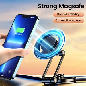 720 ﾰ Rotation du support de téléphone portable de voiture magnétique Mangée pour l'iPhone 14 13 12 Pro Magsafe Holder Stand Smartphone GPS GPS Bracket