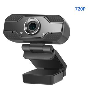 Caméra Web HD 720P ordinateur portable Webcam USB pour téléconférence diffusion en direct microphone à réduction de bruit intégré