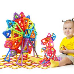 72 stks 82 stks 91 stks 101 stksGrote maat magnetische constructeur set jongens meisjes building magneten speelgoed magnetische ontwerper voor kinderen cadeau Q0723