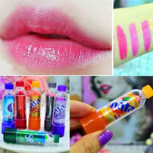 72 stks / partij Kawaii Lippenbalsem Schoonheid Make-up Baby's Zorg Moisturizing Balsm Stick 6 verschillende smaken beschikbaar Glans