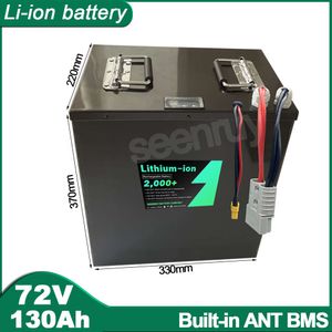 Batterie Li-ion 72V, 130ah, avec chargeur, Lithium polymère, parfaite pour Tricycle 6500W 9500W, moto, vélo électrique, Scooter