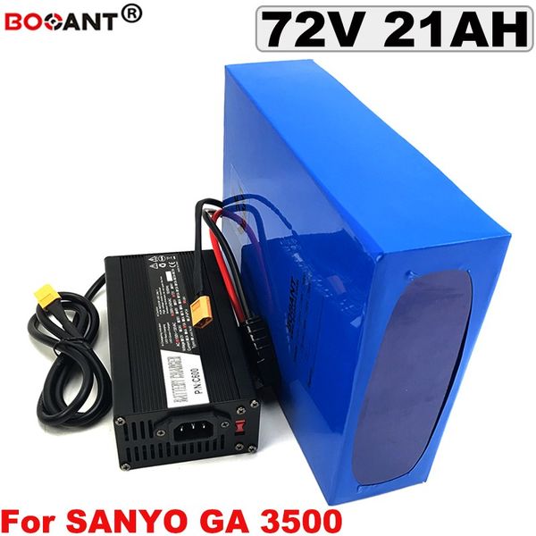 72V 20AH E-bike batterie au lithium 1500W 3000W batterie de vélo électrique pour Sanyo 18650 cellule 72V + 5A chargeur rapide livraison gratuite