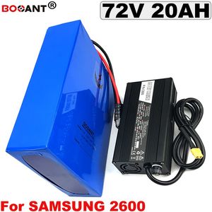 Paquete de batería de litio de 72V 20AH E-bike 36V 48V 60V 20AH 1000W 1500W batería de bicicleta eléctrica para Samsung 18650 cell + 5A cargador