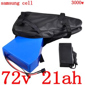 72V 20AH Ebike batterie pack 2000W 3000W Scooter électrique 21AH 18AH 15AH 12AH Lithium utiliser cellule samsung