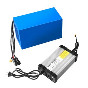 Batterie lithium-ion 72V 60 / 100ah pour 3000 / 5000W Vélo électrique et scooter, avec chargeur 100A BMS et 84V / 5A, sans taxe