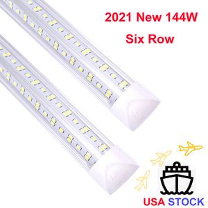 Le refroidisseur allume le tube T8 allumant 1ft 2ft 3ft 4ft 5ft 6ft 8ft Integrated Leds Light AC 110-277V